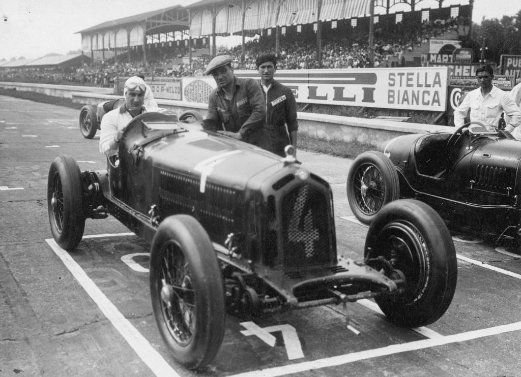 Pirelli, Racing and the Monza Circuit in Archive Photos