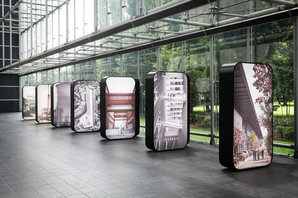 Fondazione Pirelli at the XXI Triennale International Exhibition in Milan. A trip through Pirelli’s sites and history” (May-June-July 2016)