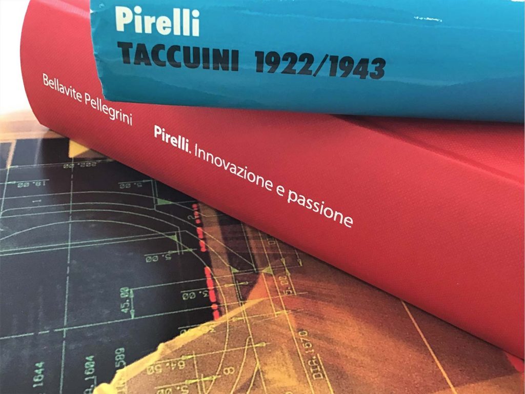 Re-reading the past and present of a major multinational company. The books on the history of Pirelli now in the Library of the Foundation