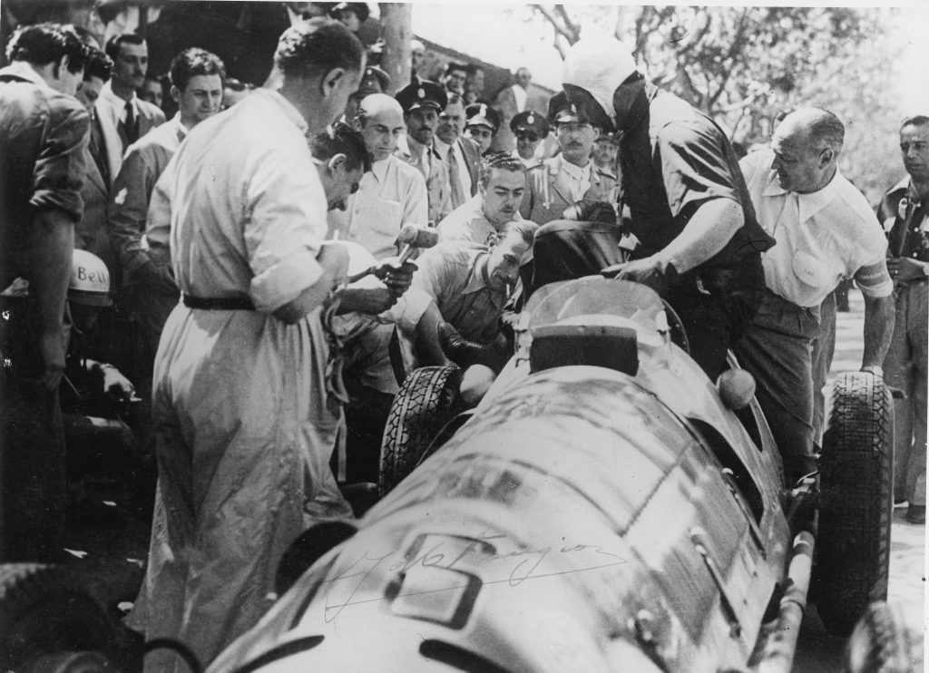 La Fondazione Pirelli<br> per un film su Fangio