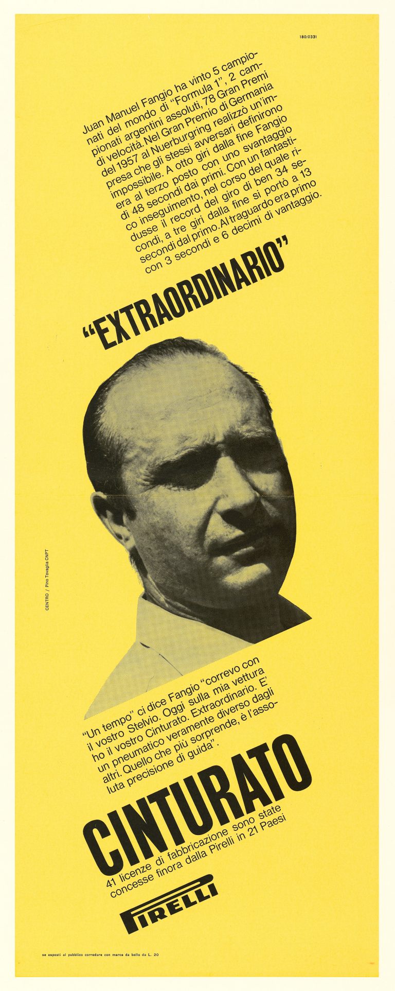 The Pirelli Cinturato from Track to Media: The 1965 Advertising Campaign with Racing Champions