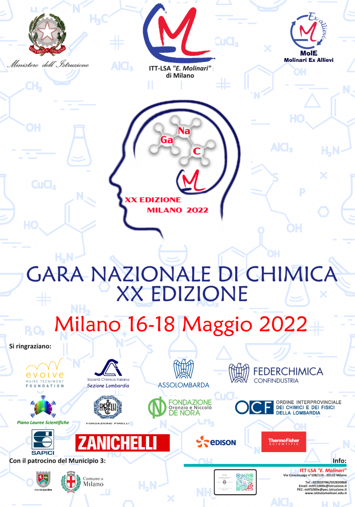 XX Gara Nazionale di Chimica per la prima volta a Milano