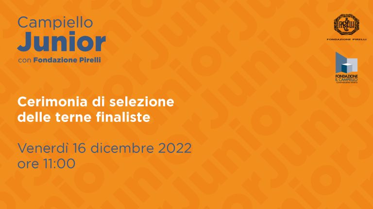 Premio Campiello Junior 2023  Cerimonia di Selezione dei libri finalisti