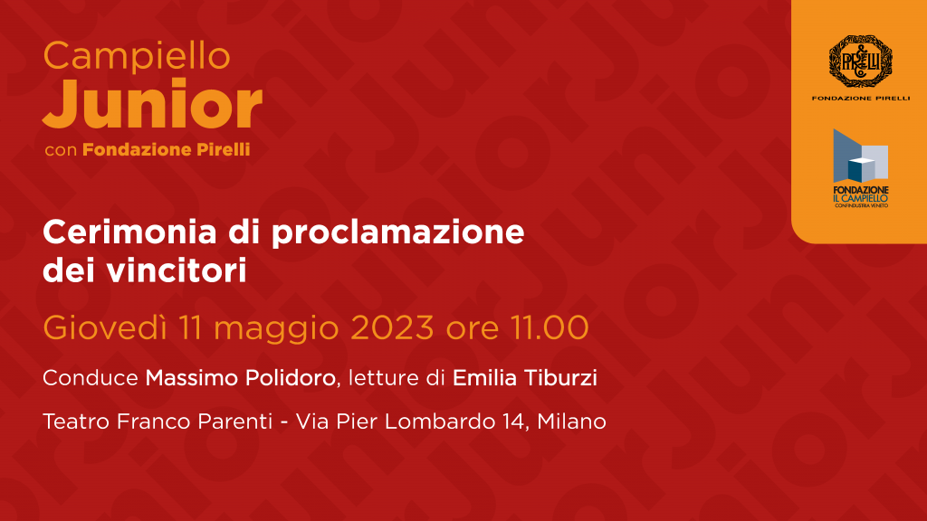 Campiello Junior 2023 <br> Premiazione dei Vincitori