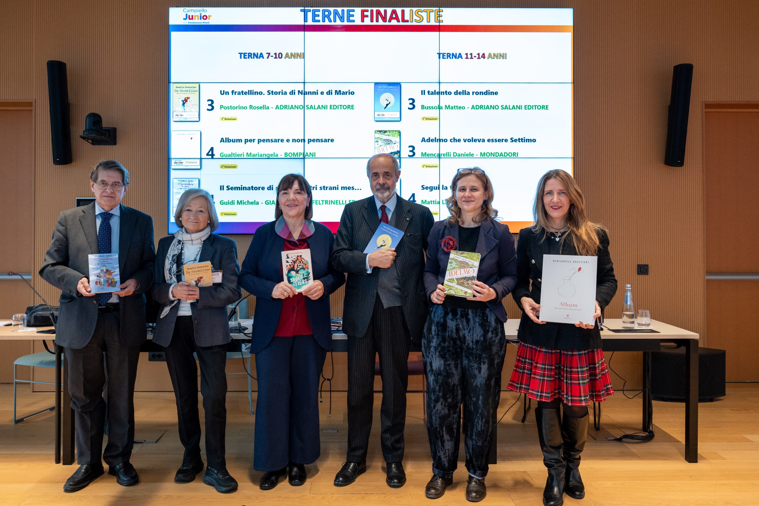 Here are the Finalist Shortlists for the Fifth Campiello Junior Awards 2026