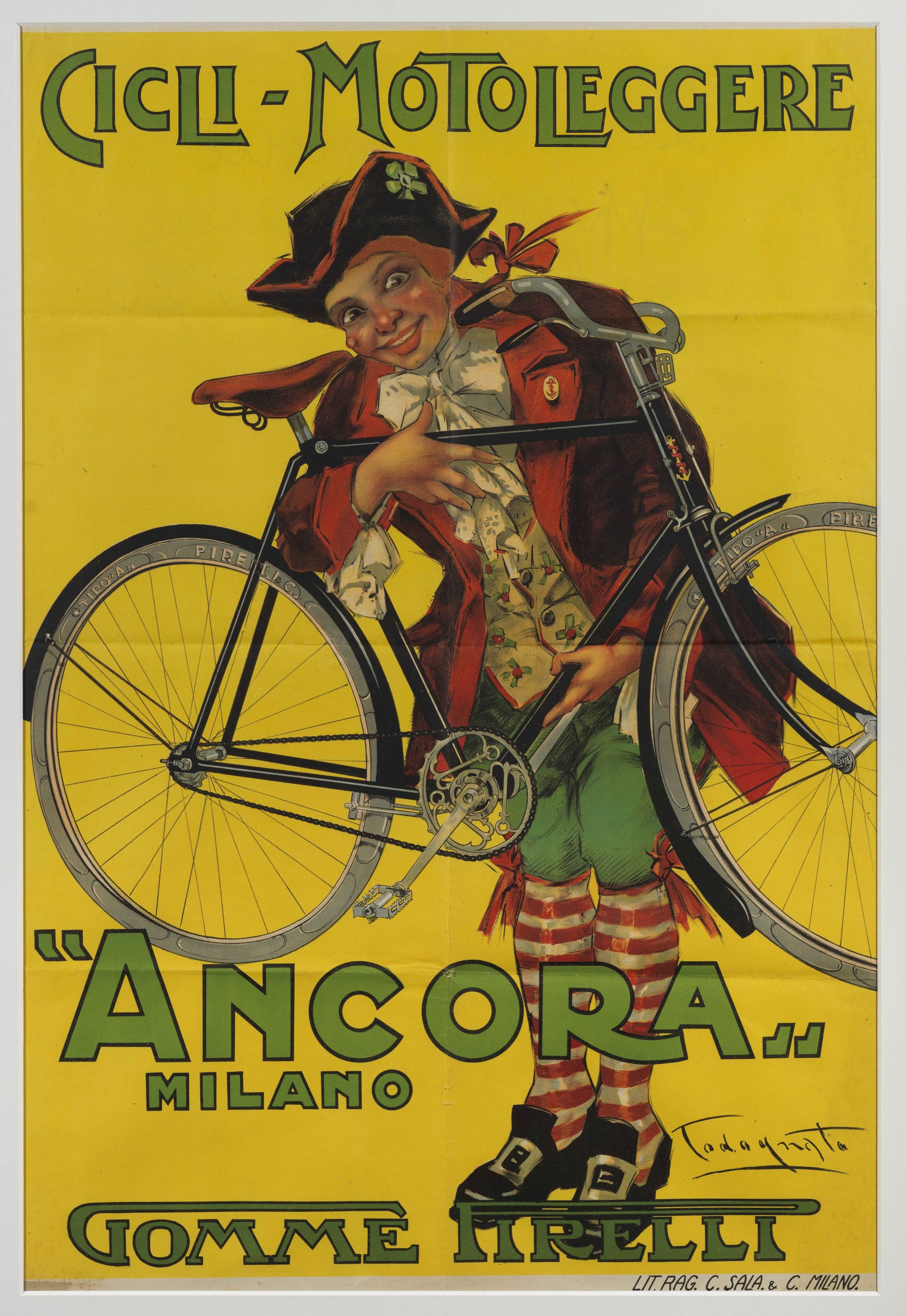 Plinio Codognato, pubblicità cicli 