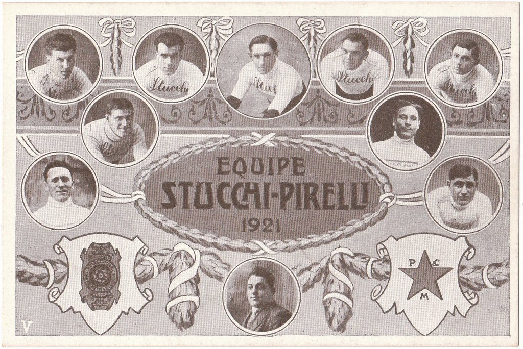 La squadra Stucchi-Pirelli, 1921 